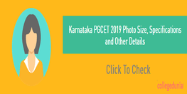 Karnataka PGCET 2021 Photo Size Specifications and Other Details